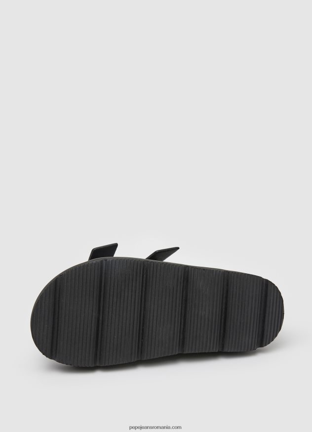 sandale pola park cu catarama dubla femei Pepe Jeans negru 6Z0R46670