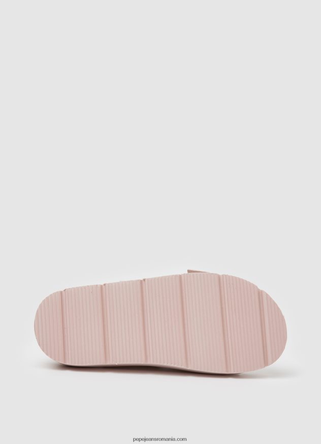 sandale pola park cu catarama dubla femei Pepe Jeans roz deschis 6Z0R46669