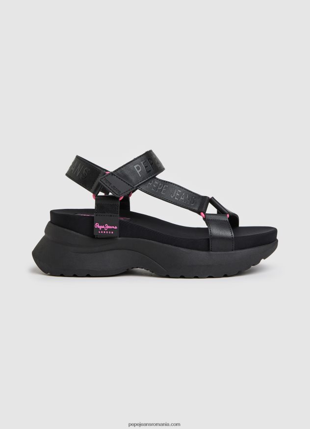 sandale venus ace trek femei Pepe Jeans negru 6Z0R46687