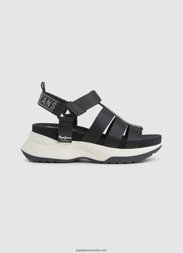 sandale venus point trek femei Pepe Jeans negru 6Z0R46686