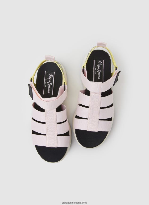 sandale venus point trek femei Pepe Jeans roz deschis 6Z0R46685