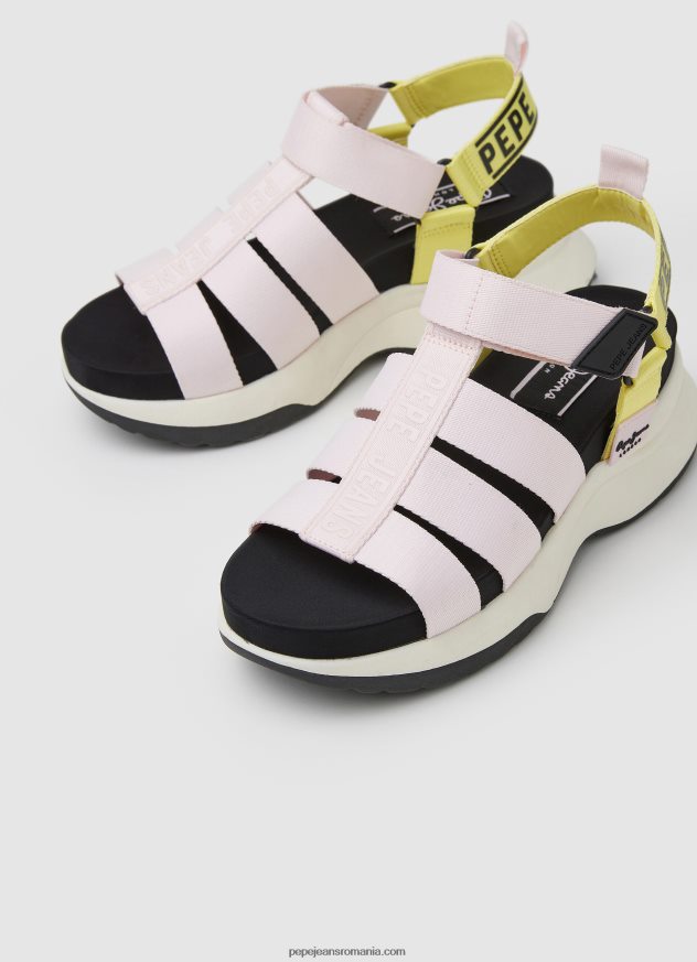 sandale venus point trek femei Pepe Jeans roz deschis 6Z0R46685