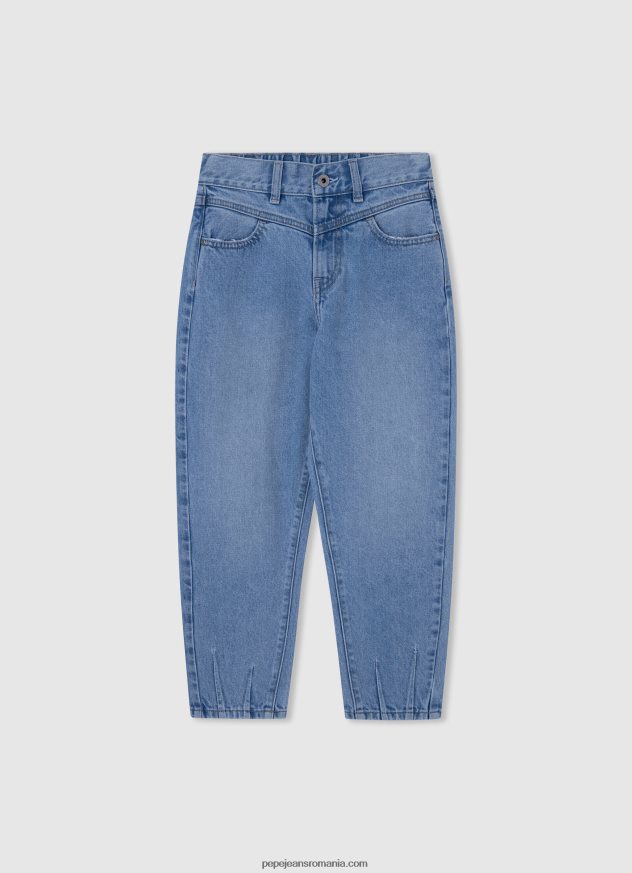 blugi bella cu talie înaltă balloon fit fată Pepe Jeans denim 6Z0R461369
