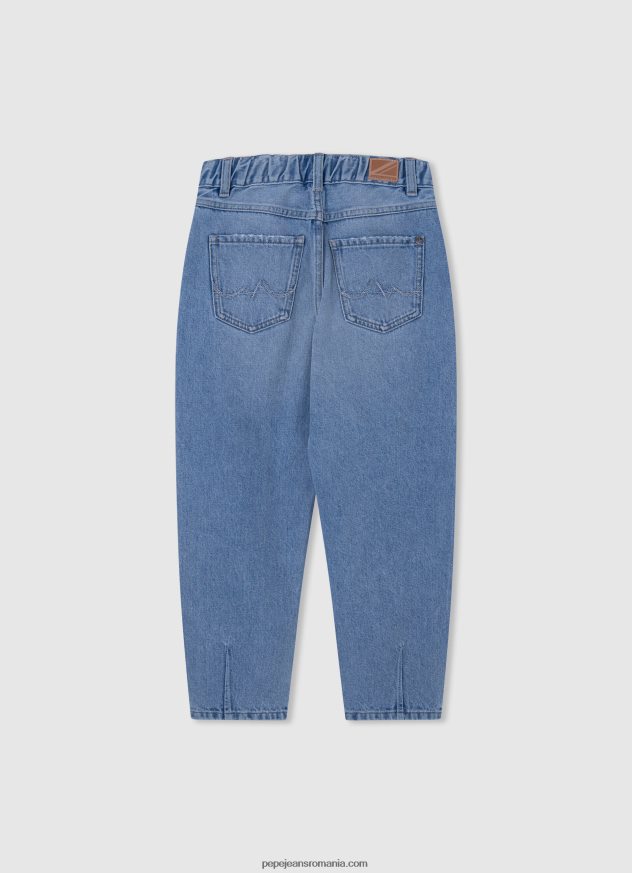 blugi bella cu talie înaltă balloon fit fată Pepe Jeans denim 6Z0R461369