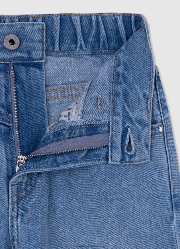 blugi bella cu talie înaltă balloon fit fată Pepe Jeans denim 6Z0R461369