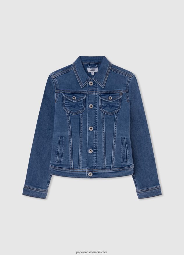 blugi cu talie înaltă lexa jr fată Pepe Jeans denim 6Z0R461360
