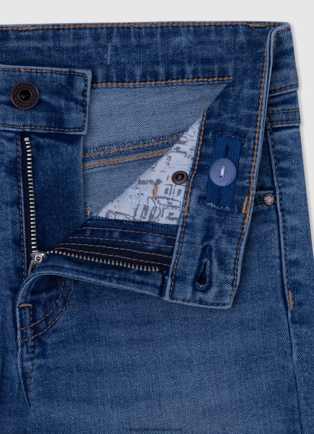 blugi evazați cu talie înaltă willa jr fată Pepe Jeans denim 6Z0R461368