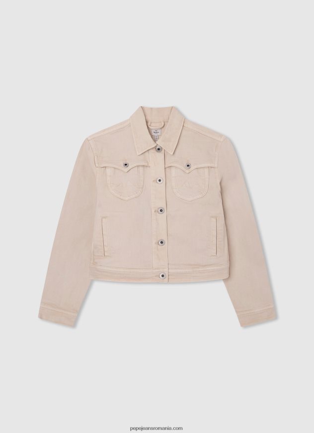 blugi skinny pixlette cu talie medie fată Pepe Jeans denim 6Z0R461361