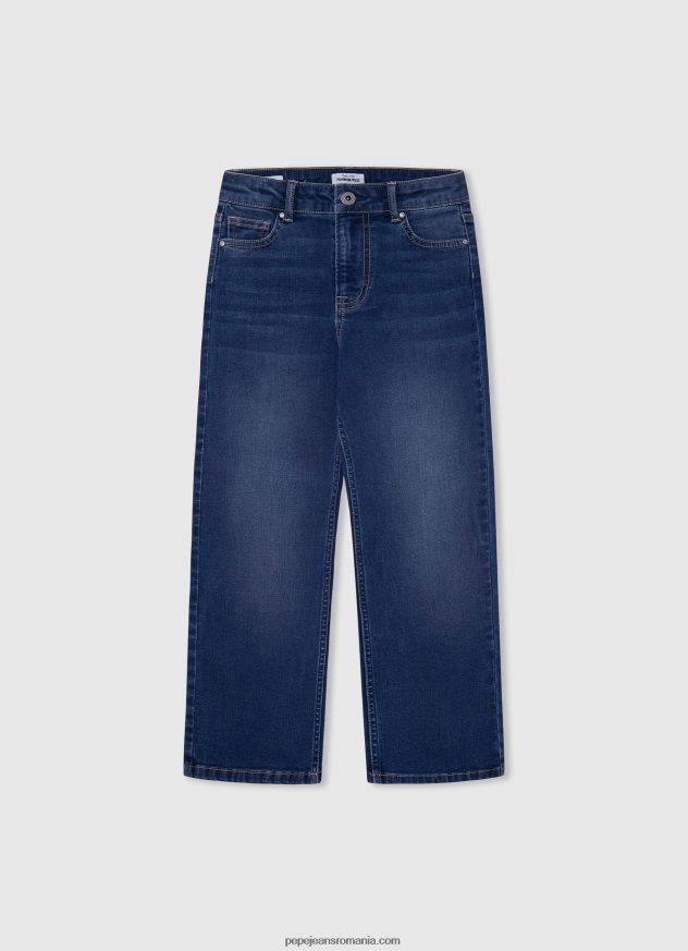 blugi violet cu talie înaltă, relaxed fit fată Pepe Jeans denim 6Z0R461362