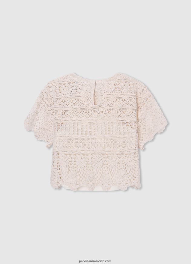 bluză croșetată noelle fată Pepe Jeans mousse 6Z0R461473