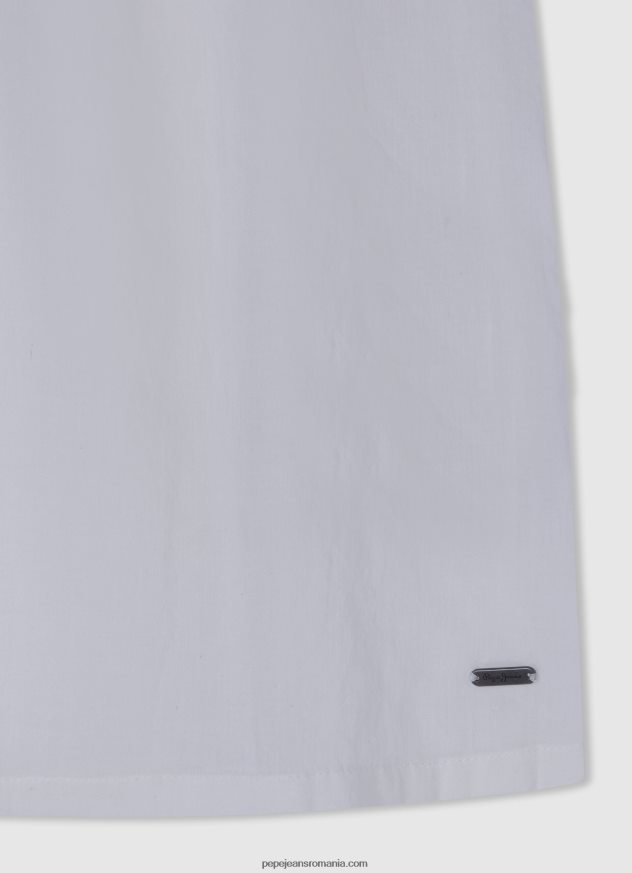 bluză hilară cu detalii ajurate fată Pepe Jeans mousse 6Z0R461472