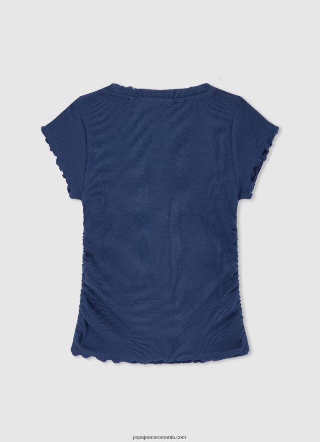 cămașă cu nervuri cu efect ondulat fată Pepe Jeans ocean 6Z0R461443