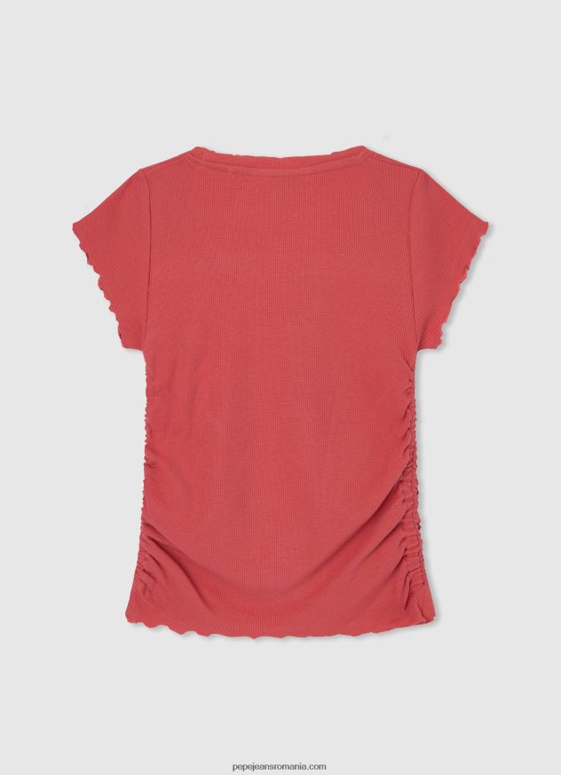 cămașă cu nervuri cu efect ondulat fată Pepe Jeans studio roșu 6Z0R461442