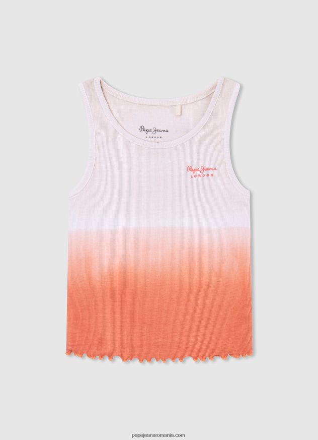 maiou cu volane fată Pepe Jeans strălucire 6Z0R461477