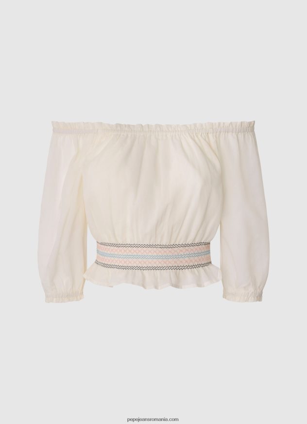 panou frontal top sella cu volane fată Pepe Jeans mousse 6Z0R461434