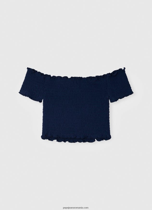 top adunat cu mâneci scurte fată Pepe Jeans dulwich 6Z0R461425