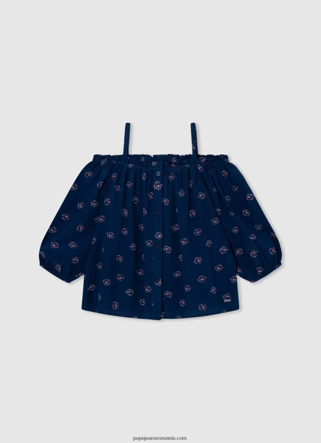 top cu imprimeu floral siara fată Pepe Jeans multi 6Z0R461422