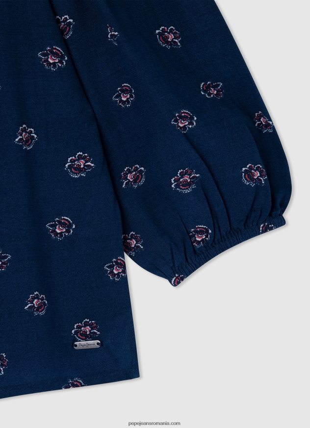 top cu imprimeu floral siara fată Pepe Jeans multi 6Z0R461422