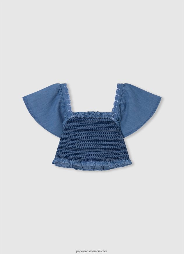 top sia din denim fată Pepe Jeans dafin 6Z0R461446