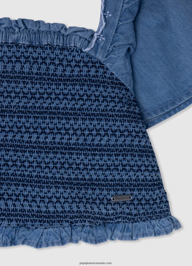 top sia din denim fată Pepe Jeans dafin 6Z0R461446
