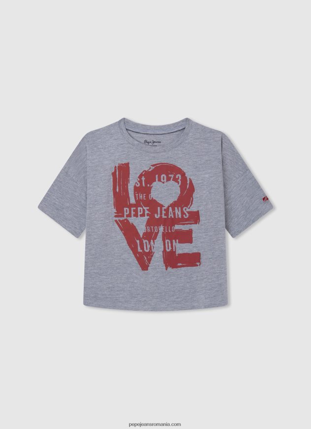 top sia din denim fată Pepe Jeans dafin 6Z0R461446