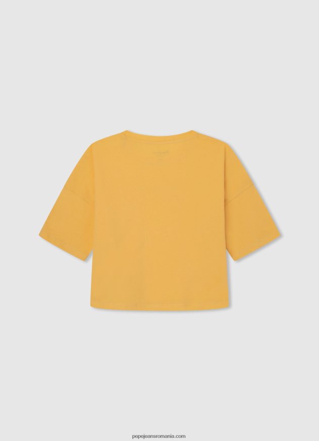 tricou boxy cu imprimeu cu logo fată Pepe Jeans strălucire 6Z0R461479