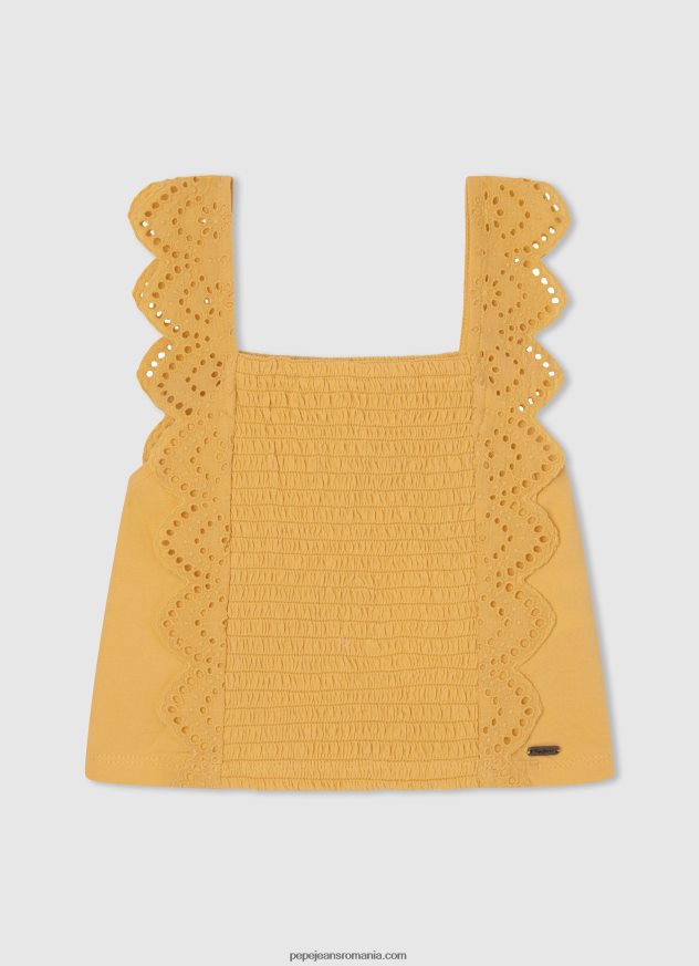 tricou boxy cu imprimeu cu logo fată Pepe Jeans strălucire 6Z0R461479