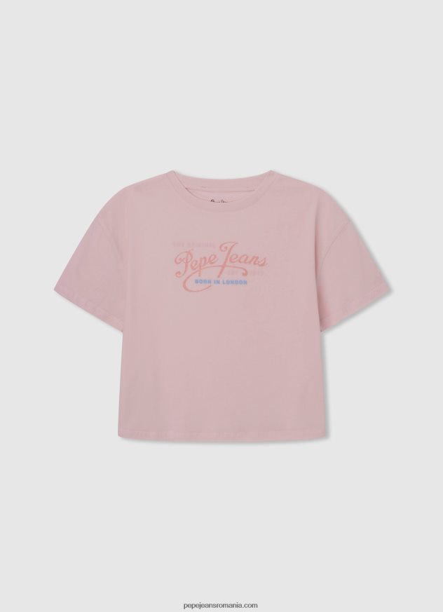 tricou cu imprimeu dragoste fată Pepe Jeans studio roșu 6Z0R461444