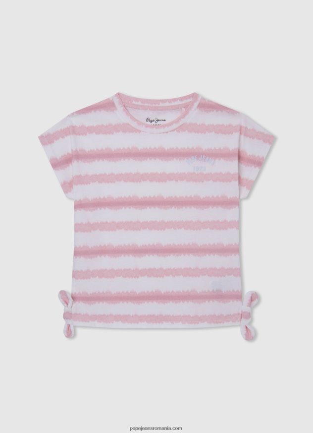 tricou cu logo cu sclipici fată Pepe Jeans dafin 6Z0R461465