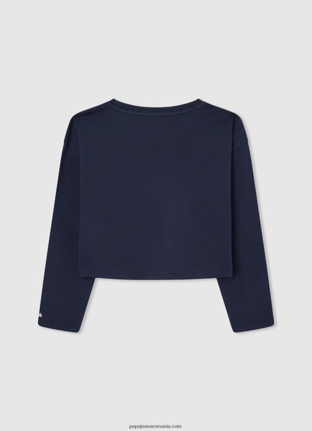 tricou din bumbac cu maneca lunga fată Pepe Jeans dulwich 6Z0R461437