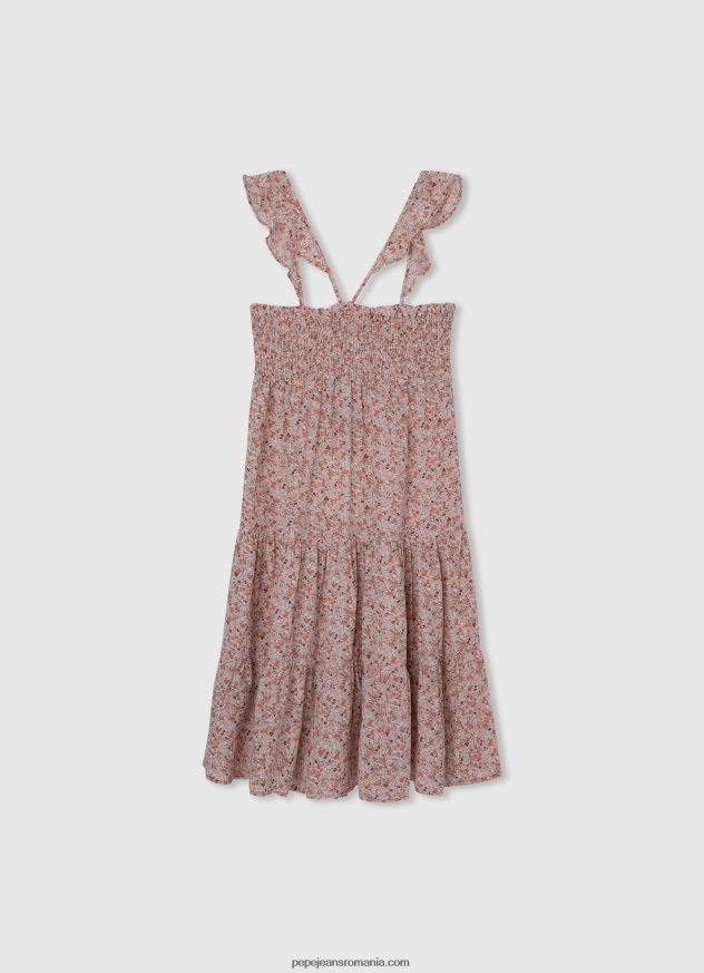 rochie cu flori fluide fată Pepe Jeans multi 6Z0R461399