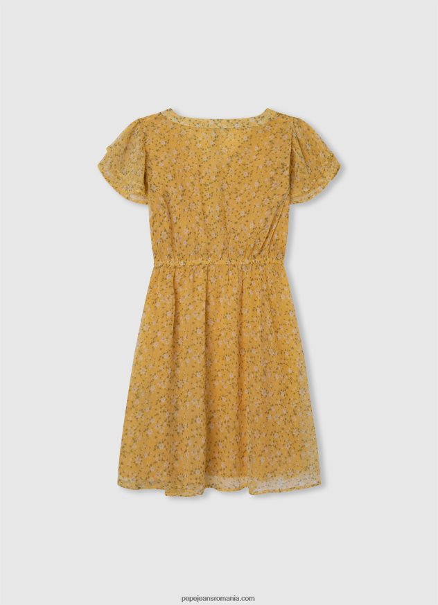 rochie din sifon floral fată Pepe Jeans multi 6Z0R461400