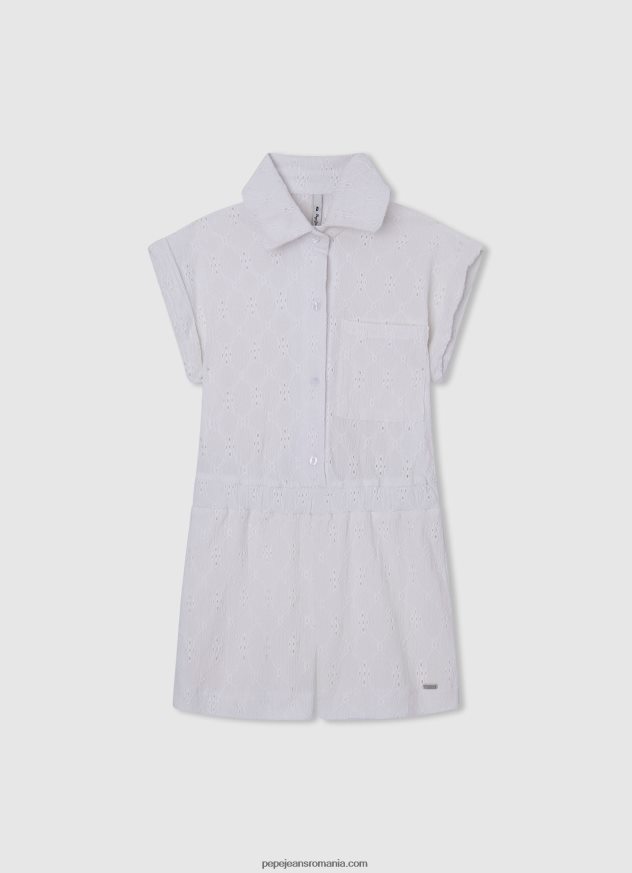 rochie mini cu guler rotunjit fată Pepe Jeans strălucire 6Z0R461389