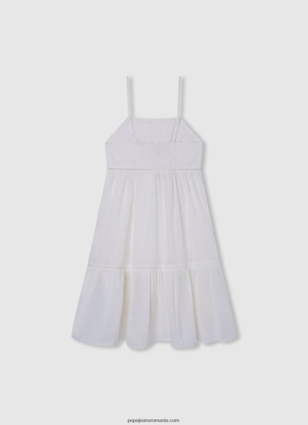 rochie romantică din bumbac fată Pepe Jeans mousse 6Z0R461398