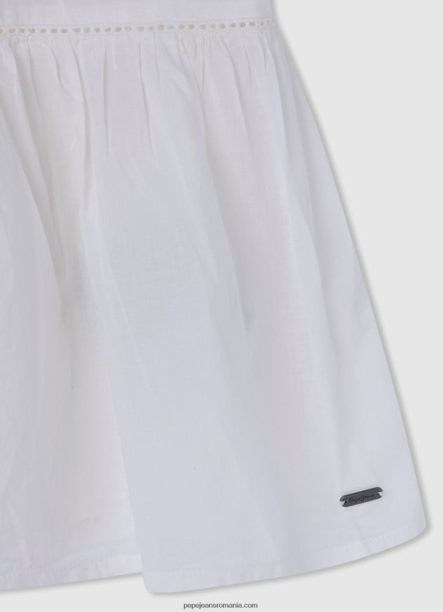 rochie romantică din bumbac fată Pepe Jeans mousse 6Z0R461398