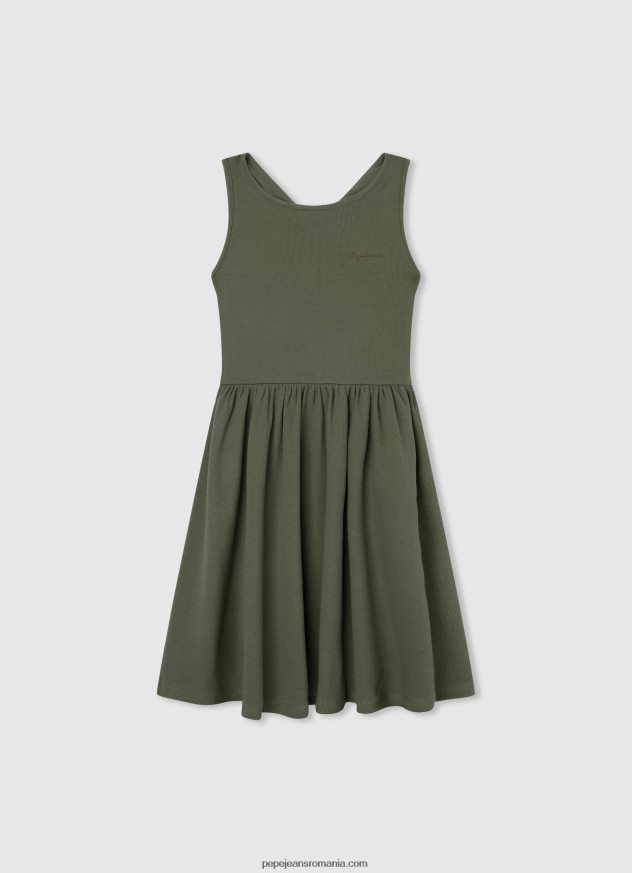 rochie romantică din bumbac fată Pepe Jeans mousse 6Z0R461398