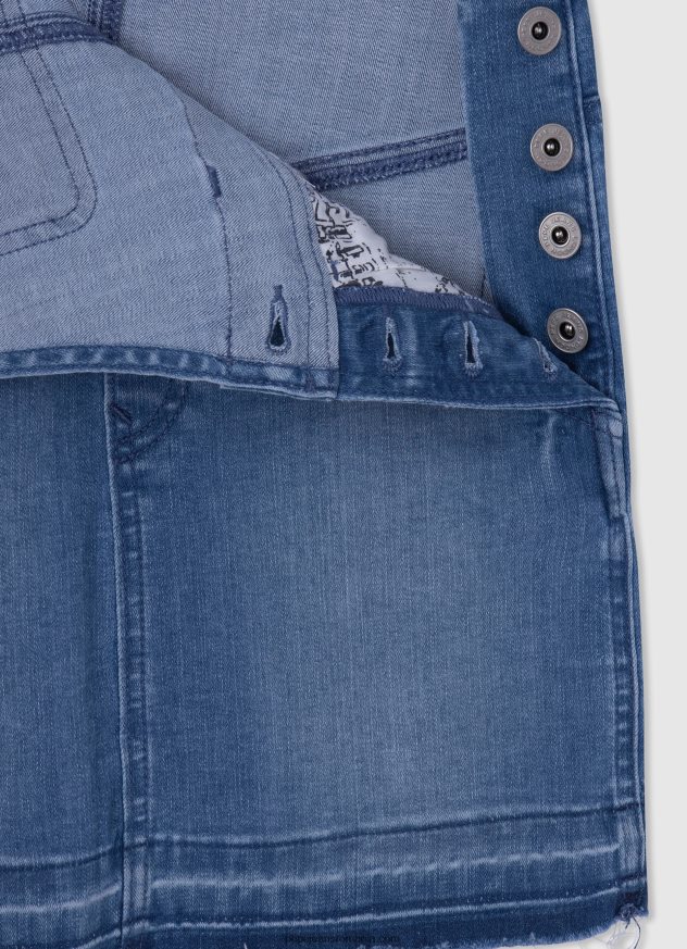 rochie salopeta din denim fată Pepe Jeans denim 6Z0R461384