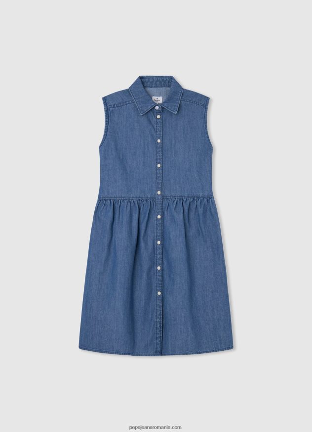 rochie scurtă cu imprimeu geometric fată Pepe Jeans multi 6Z0R461387