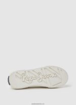 adidasi allen flag vulcanizati băiat Pepe Jeans alb 6Z0R461562 - imagine 5