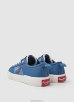 adidasi allen flag vulcanizati băiat Pepe Jeans indigo 6Z0R461561 - imagine 4