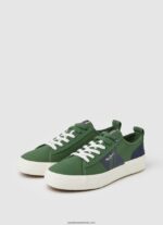 adidasi allen flag vulcanizati bărbați Pepe Jeans măslin militar 6Z0R461205 - imagine 3