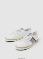 adidași blucher din pânză bărbați Pepe Jeans alb 6Z0R461216 - imagine 3