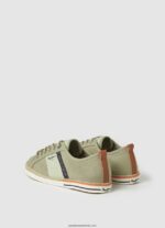 adidași blucher din pânză bărbați Pepe Jeans armată 6Z0R461215 - imagine 4
