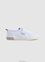 adidași brady de bază fată Pepe Jeans aproape alb 6Z0R461325