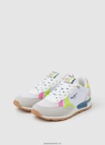 adidași combinați brit neon fată Pepe Jeans alb 6Z0R461316 - imagine 3