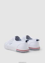 adidasi de bază brady băiat Pepe Jeans alb 6Z0R461560 - imagine 4