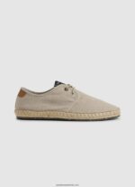 adidași din in turistic claic bărbați Pepe Jeans ecru 6Z0R461250