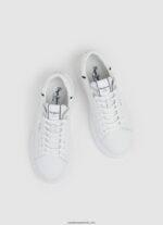 adidași eaton din piele bărbați Pepe Jeans alb 6Z0R461208 - imagine 3