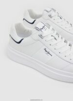adidași eaton din piele bărbați Pepe Jeans alb 6Z0R461208 - imagine 5