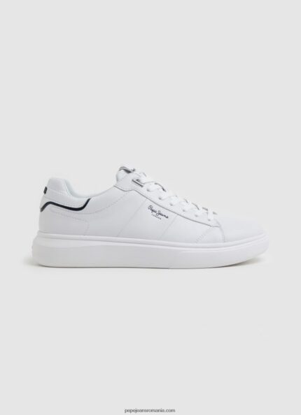 adidași eaton din piele bărbați Pepe Jeans alb 6Z0R461208